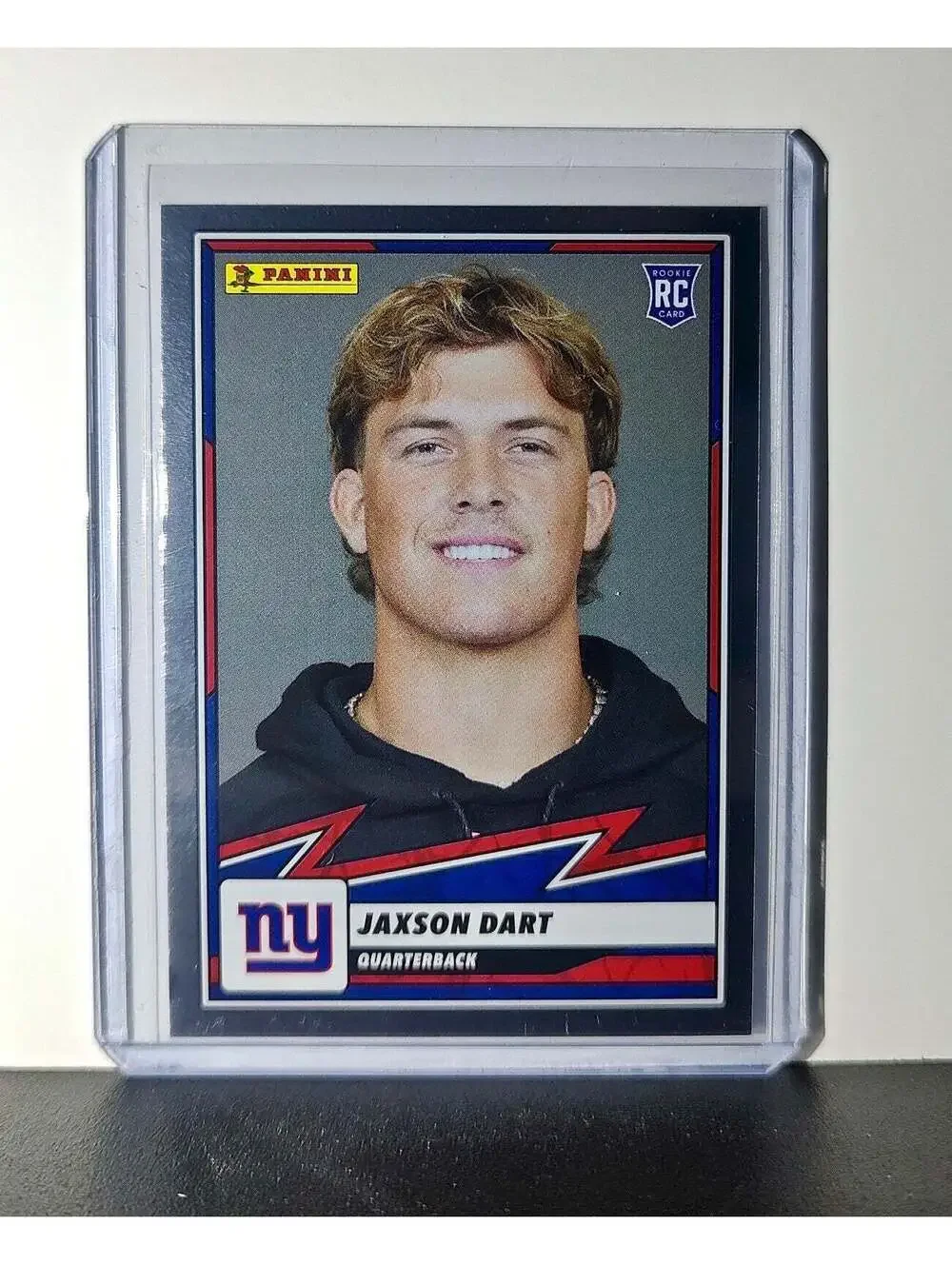 Jaxson Dart Rookie 2025 Panini NFL #81 Foil Sticker Card New York Giants